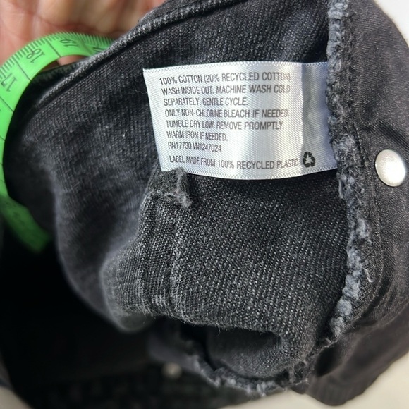 Wild Fable Distressed Black Denim Shorts - Picture 7 of 8